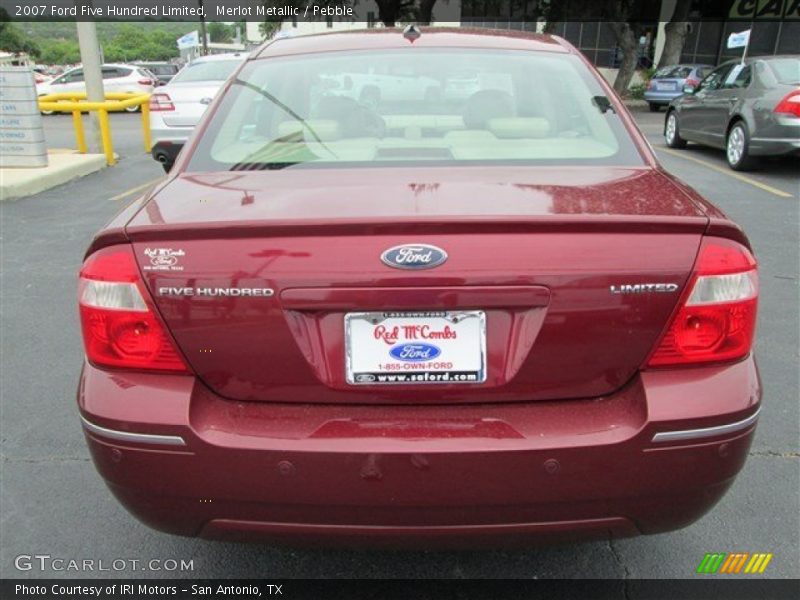 Merlot Metallic / Pebble 2007 Ford Five Hundred Limited