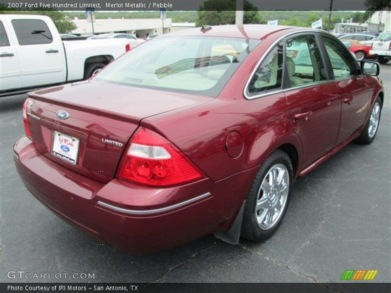 Merlot Metallic / Pebble 2007 Ford Five Hundred Limited