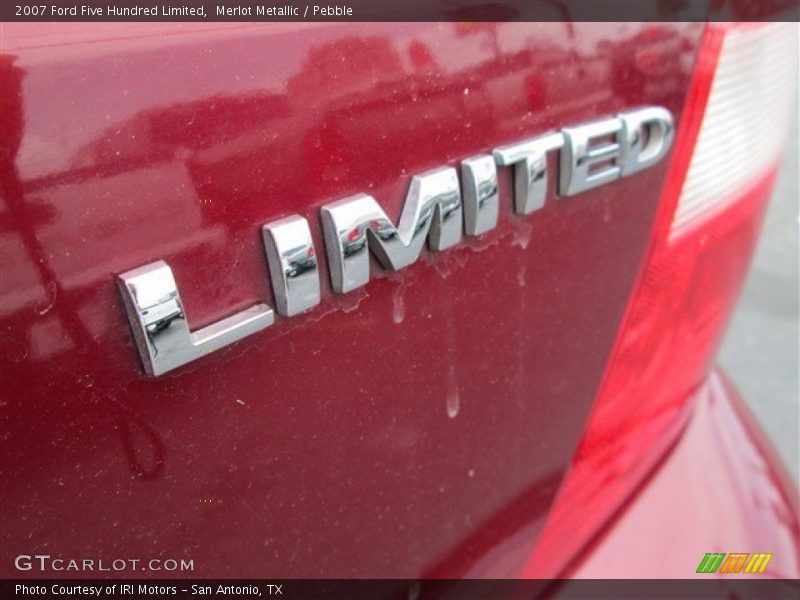 Merlot Metallic / Pebble 2007 Ford Five Hundred Limited