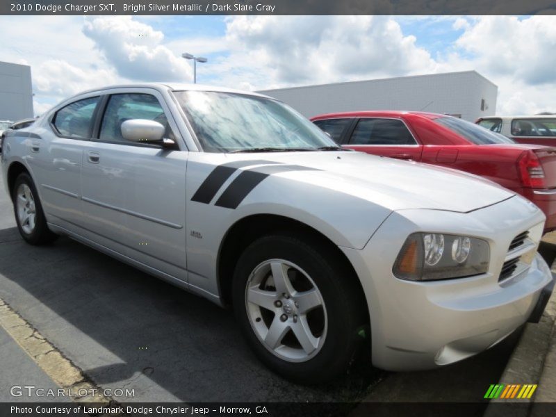 Bright Silver Metallic / Dark Slate Gray 2010 Dodge Charger SXT