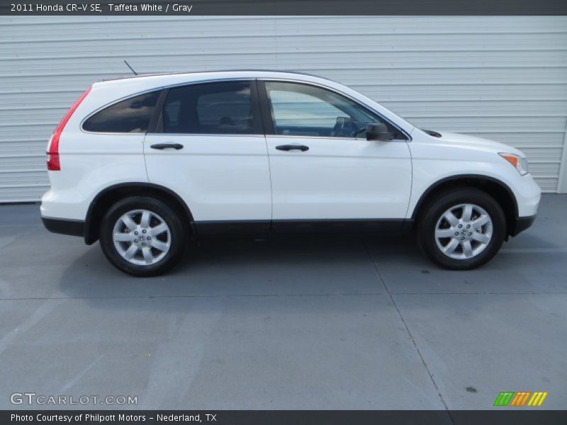 Taffeta White / Gray 2011 Honda CR-V SE