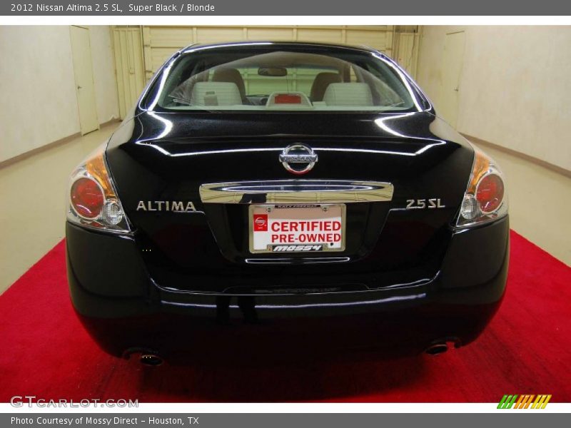 Super Black / Blonde 2012 Nissan Altima 2.5 SL