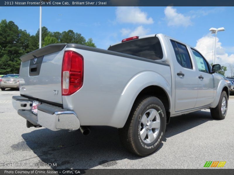 Brilliant Silver / Steel 2013 Nissan Frontier SV V6 Crew Cab