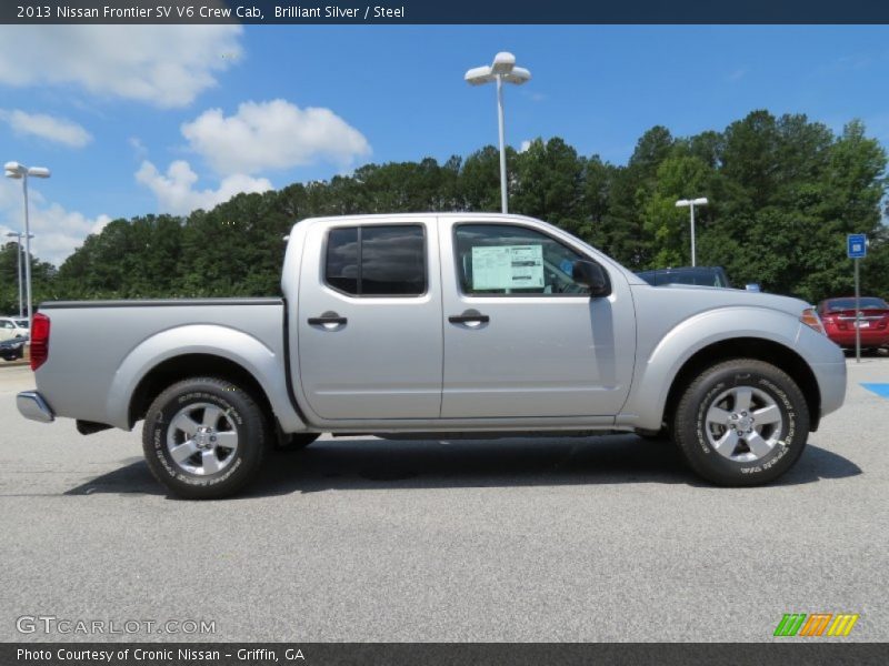 Brilliant Silver / Steel 2013 Nissan Frontier SV V6 Crew Cab