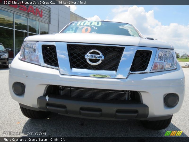 Brilliant Silver / Steel 2013 Nissan Frontier SV V6 Crew Cab