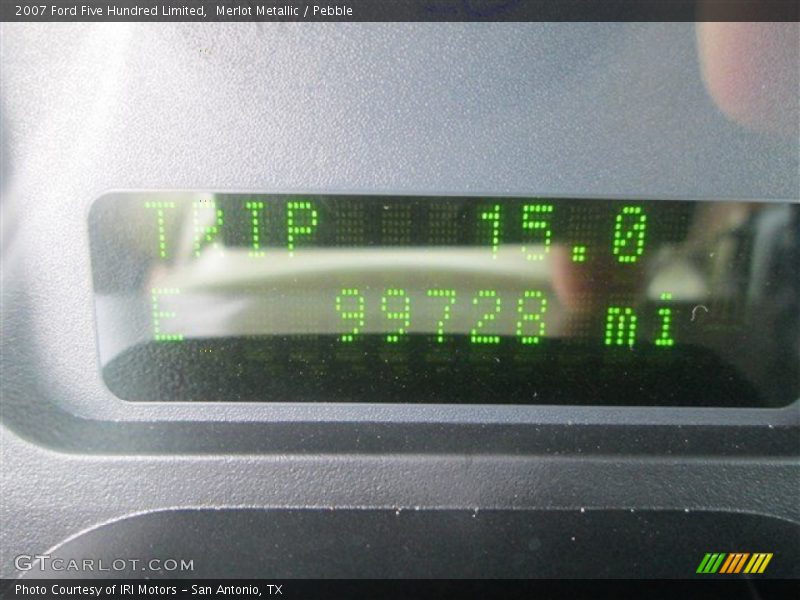 Merlot Metallic / Pebble 2007 Ford Five Hundred Limited