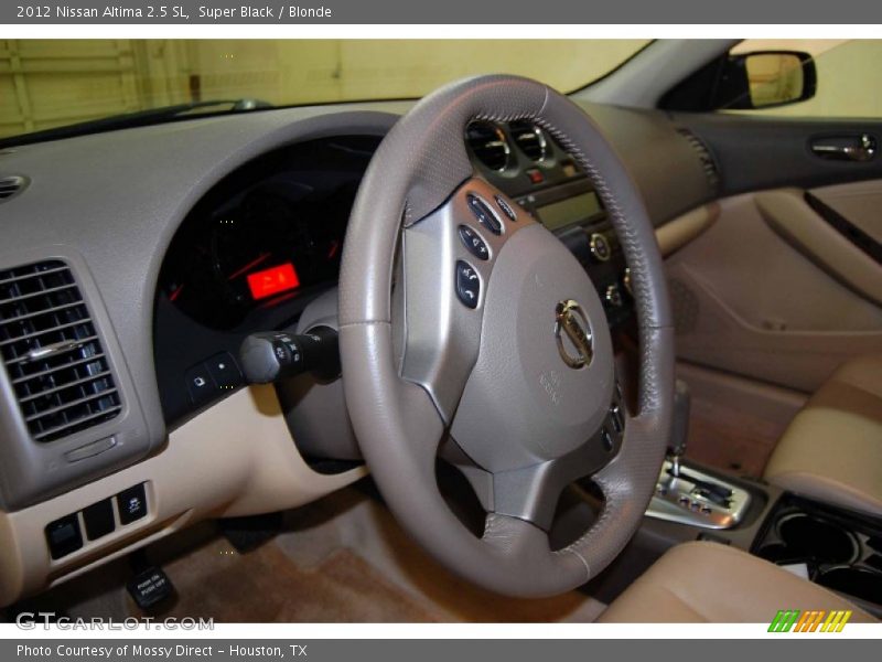 Super Black / Blonde 2012 Nissan Altima 2.5 SL