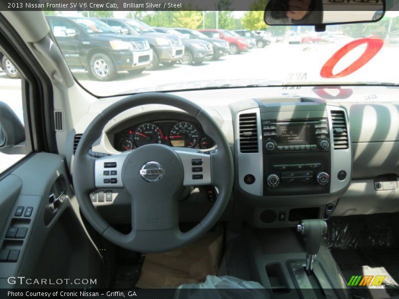 Brilliant Silver / Steel 2013 Nissan Frontier SV V6 Crew Cab
