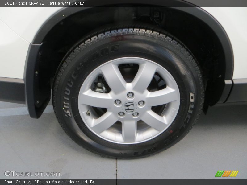 Taffeta White / Gray 2011 Honda CR-V SE