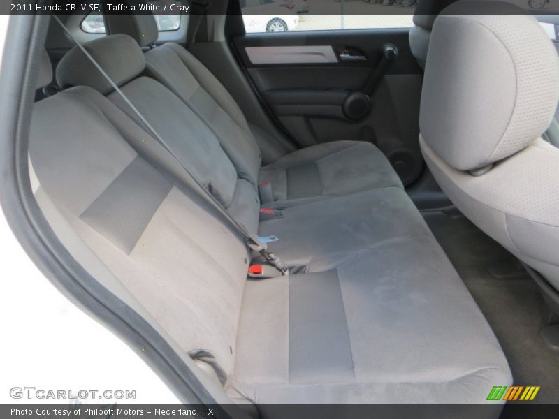 Taffeta White / Gray 2011 Honda CR-V SE