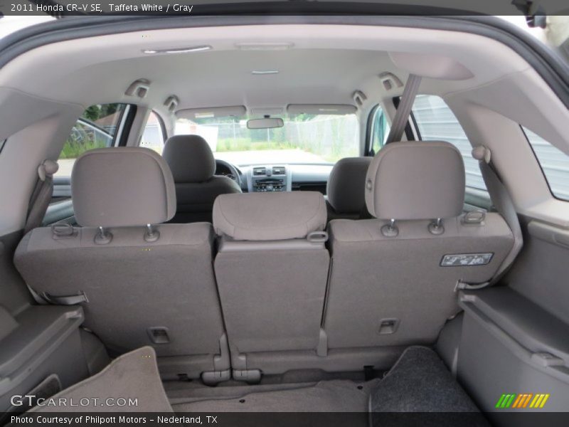 Taffeta White / Gray 2011 Honda CR-V SE