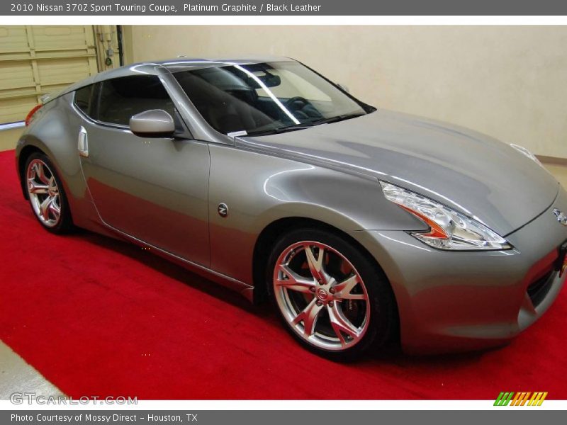 Platinum Graphite / Black Leather 2010 Nissan 370Z Sport Touring Coupe