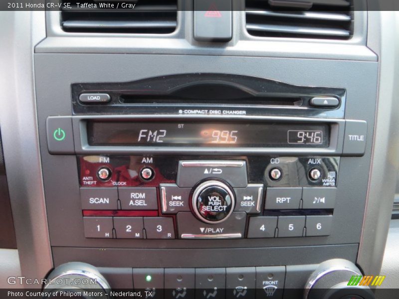 Taffeta White / Gray 2011 Honda CR-V SE