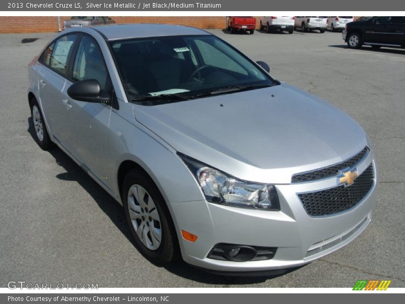 Silver Ice Metallic / Jet Black/Medium Titanium 2013 Chevrolet Cruze LS