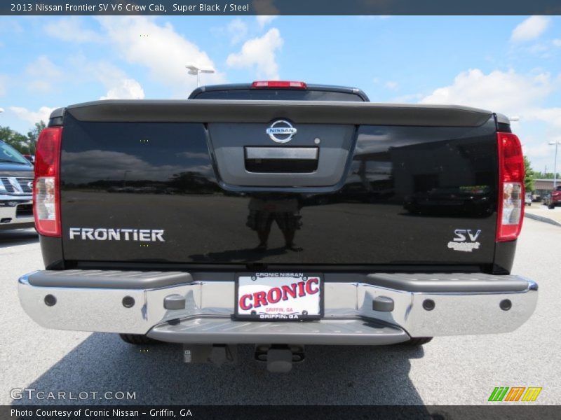 Super Black / Steel 2013 Nissan Frontier SV V6 Crew Cab