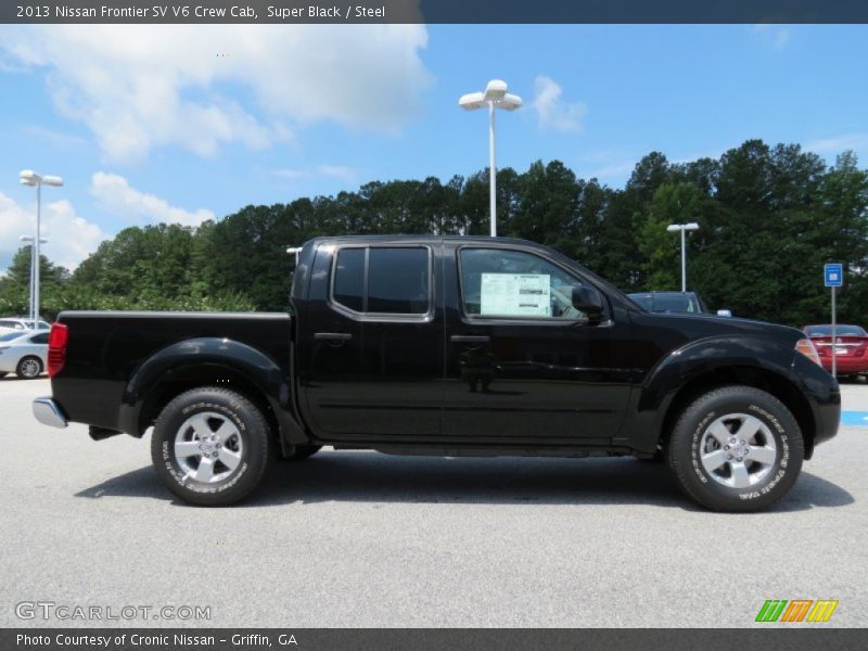 Super Black / Steel 2013 Nissan Frontier SV V6 Crew Cab