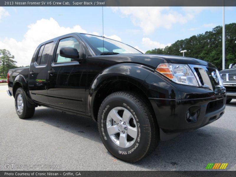 Super Black / Steel 2013 Nissan Frontier SV V6 Crew Cab