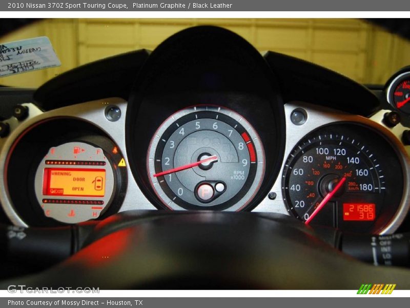 Platinum Graphite / Black Leather 2010 Nissan 370Z Sport Touring Coupe