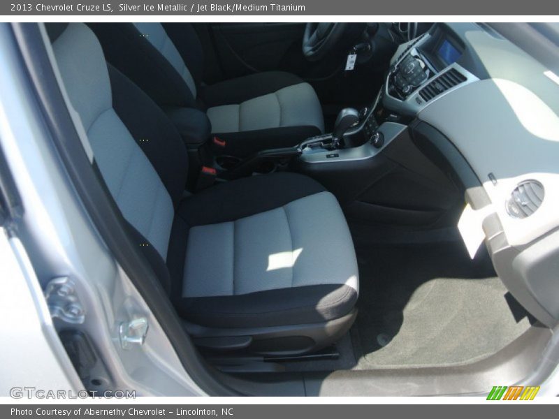 Silver Ice Metallic / Jet Black/Medium Titanium 2013 Chevrolet Cruze LS