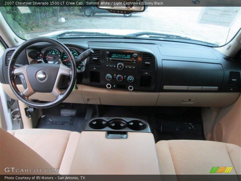 Summit White / Light Cashmere/Ebony Black 2007 Chevrolet Silverado 1500 LT Crew Cab