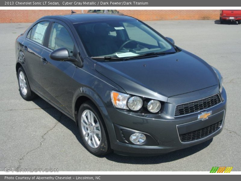 Cyber Gray Metallic / Dark Pewter/Dark Titanium 2013 Chevrolet Sonic LT Sedan