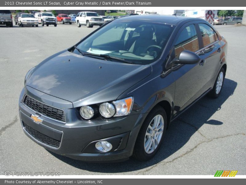 Cyber Gray Metallic / Dark Pewter/Dark Titanium 2013 Chevrolet Sonic LT Sedan