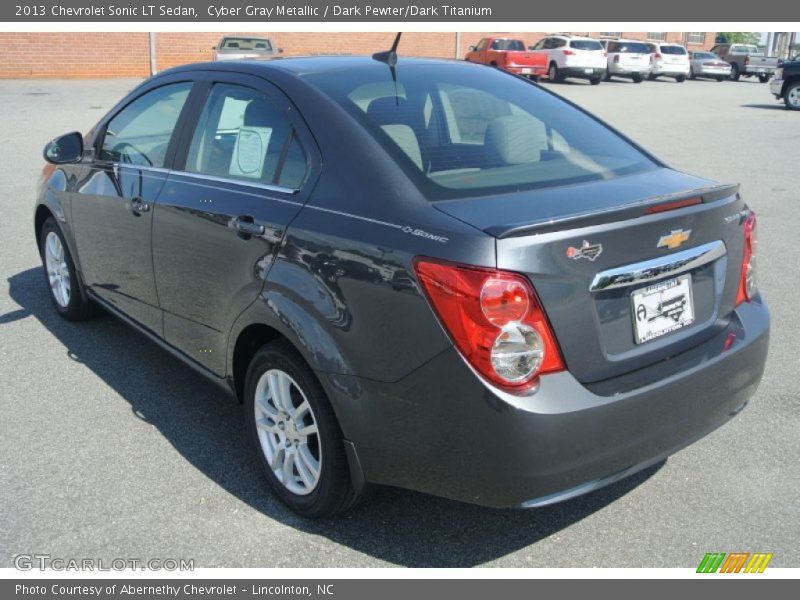 Cyber Gray Metallic / Dark Pewter/Dark Titanium 2013 Chevrolet Sonic LT Sedan