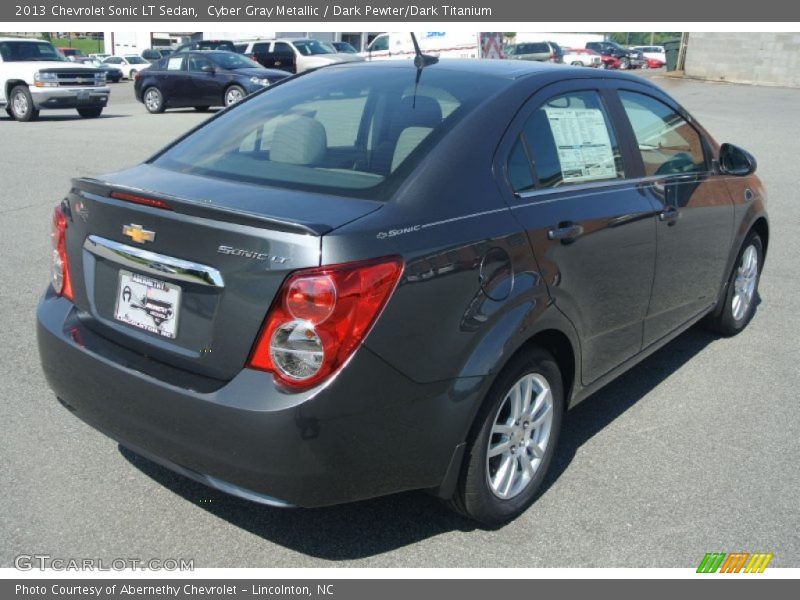 Cyber Gray Metallic / Dark Pewter/Dark Titanium 2013 Chevrolet Sonic LT Sedan