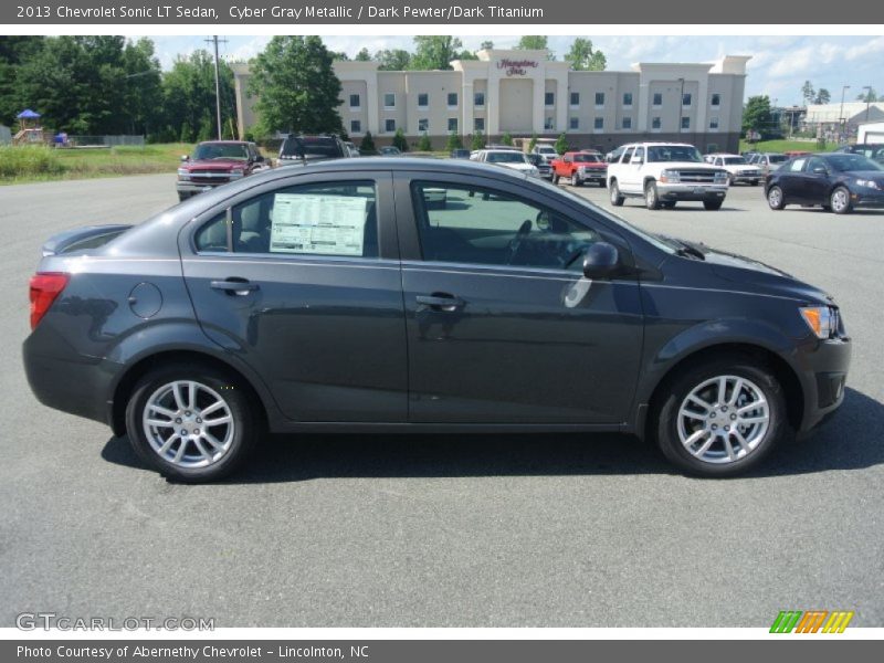 Cyber Gray Metallic / Dark Pewter/Dark Titanium 2013 Chevrolet Sonic LT Sedan