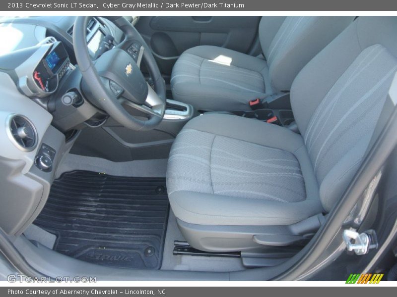 Cyber Gray Metallic / Dark Pewter/Dark Titanium 2013 Chevrolet Sonic LT Sedan