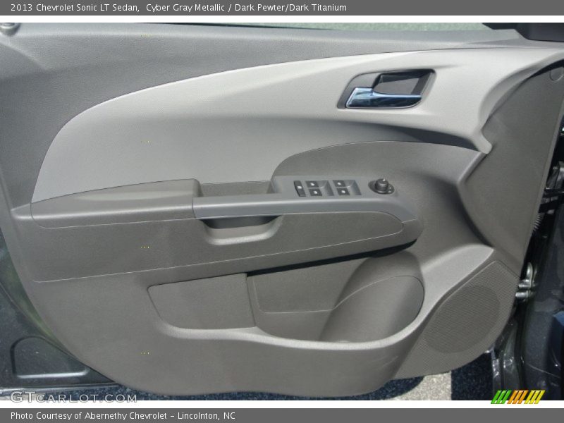 Cyber Gray Metallic / Dark Pewter/Dark Titanium 2013 Chevrolet Sonic LT Sedan