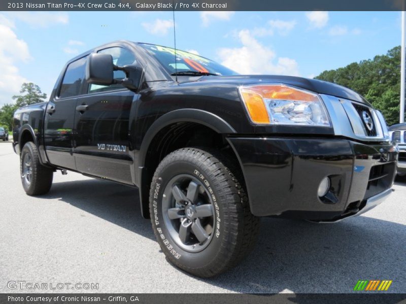 Front 3/4 View of 2013 Titan Pro-4X Crew Cab 4x4