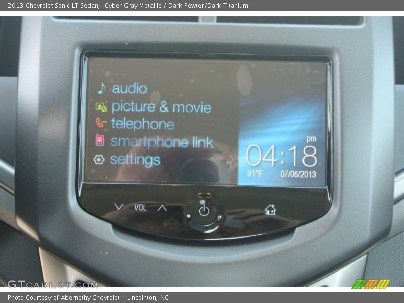 Cyber Gray Metallic / Dark Pewter/Dark Titanium 2013 Chevrolet Sonic LT Sedan