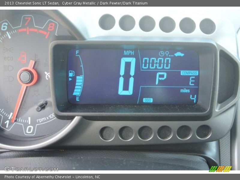 Cyber Gray Metallic / Dark Pewter/Dark Titanium 2013 Chevrolet Sonic LT Sedan