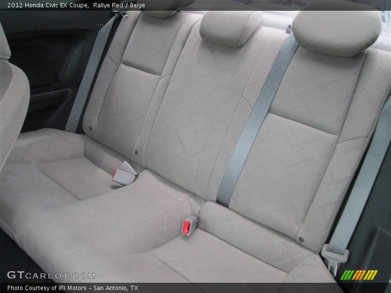 Rallye Red / Beige 2012 Honda Civic EX Coupe