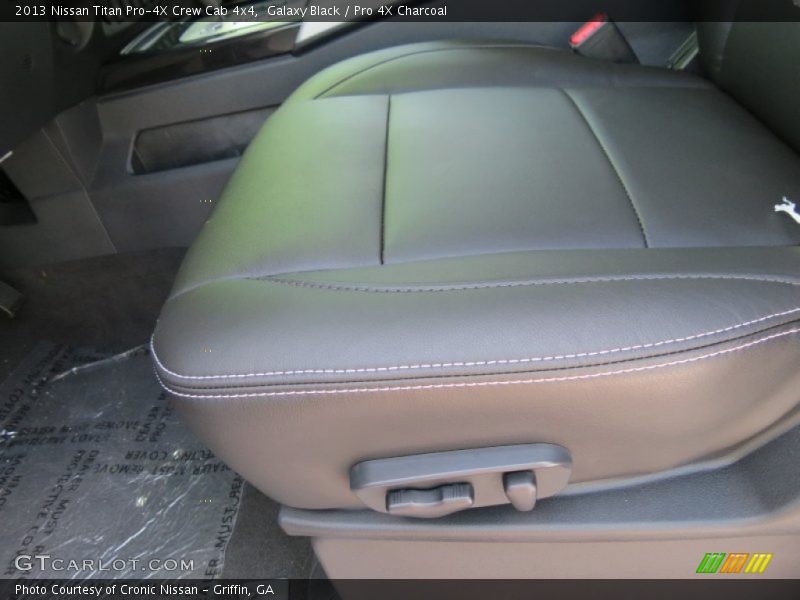 Front Seat of 2013 Titan Pro-4X Crew Cab 4x4