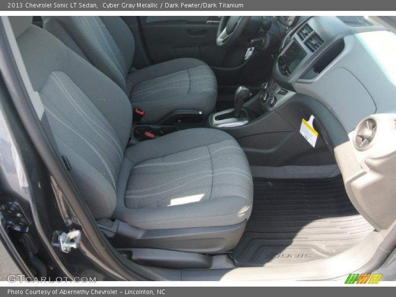 Cyber Gray Metallic / Dark Pewter/Dark Titanium 2013 Chevrolet Sonic LT Sedan