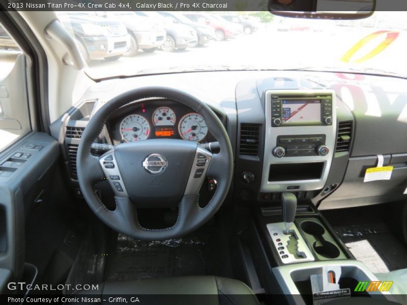 Dashboard of 2013 Titan Pro-4X Crew Cab 4x4