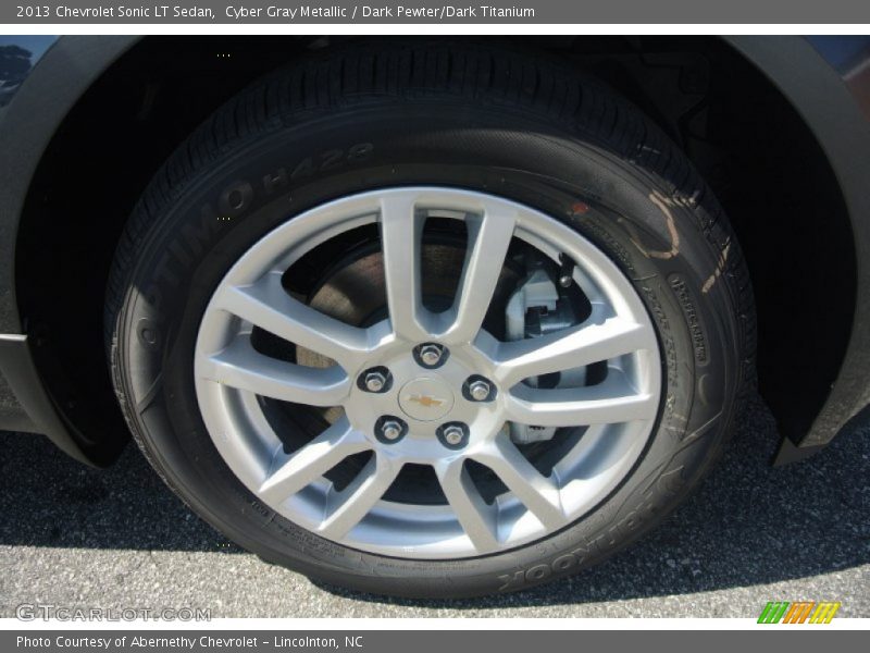Cyber Gray Metallic / Dark Pewter/Dark Titanium 2013 Chevrolet Sonic LT Sedan