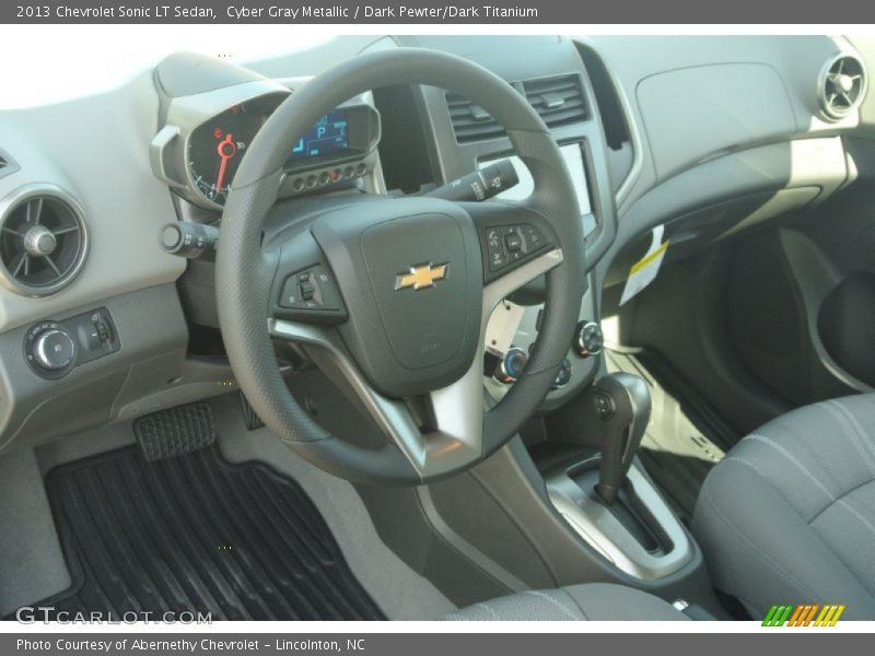 Cyber Gray Metallic / Dark Pewter/Dark Titanium 2013 Chevrolet Sonic LT Sedan