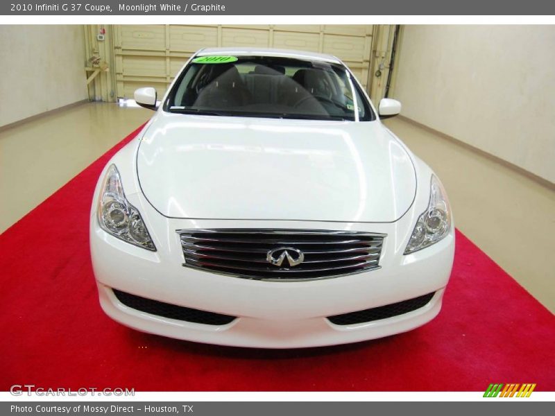 Moonlight White / Graphite 2010 Infiniti G 37 Coupe