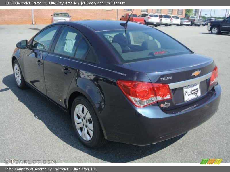 Blue Ray Metallic / Jet Black/Medium Titanium 2014 Chevrolet Cruze LS