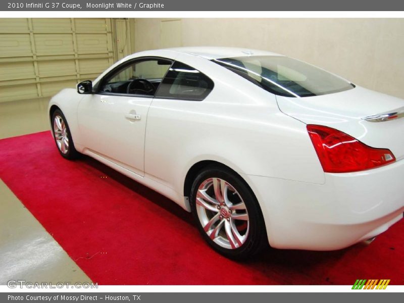 Moonlight White / Graphite 2010 Infiniti G 37 Coupe
