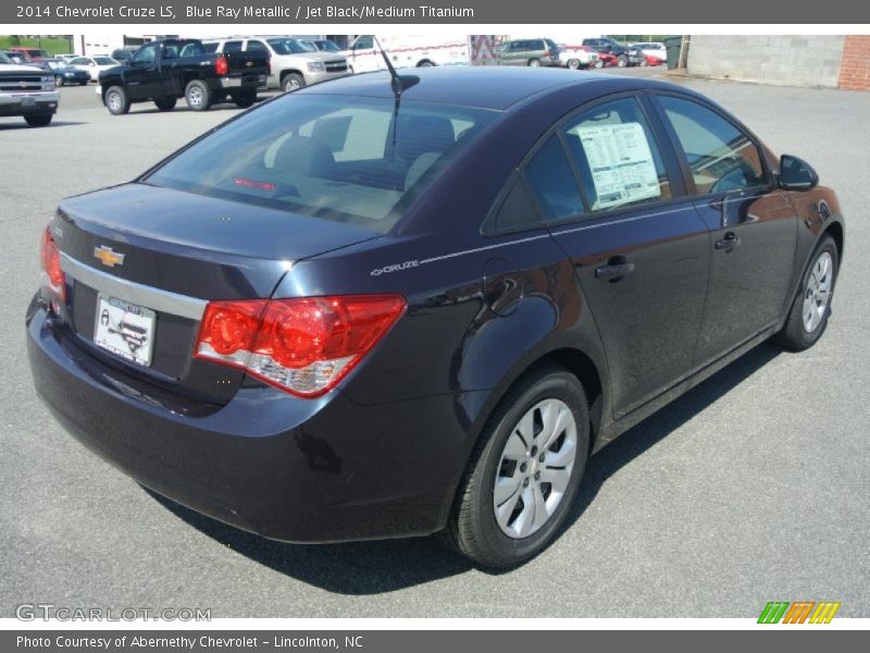 Blue Ray Metallic / Jet Black/Medium Titanium 2014 Chevrolet Cruze LS