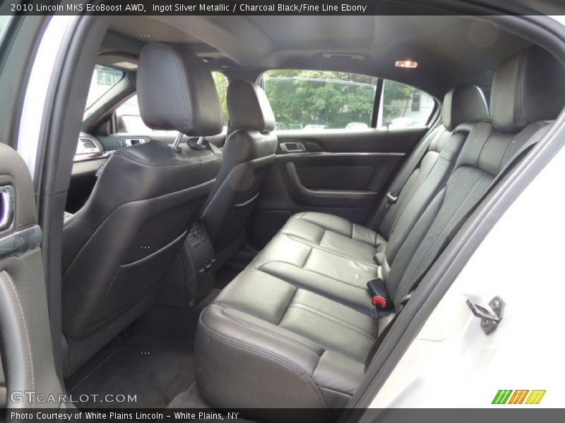 Ingot Silver Metallic / Charcoal Black/Fine Line Ebony 2010 Lincoln MKS EcoBoost AWD