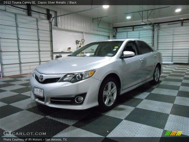 Classic Silver Metallic / Black 2012 Toyota Camry SE