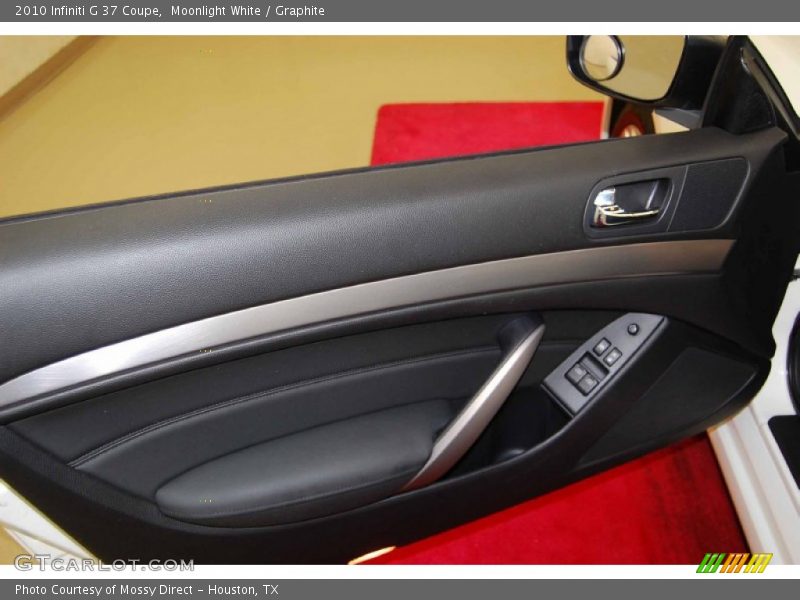 Moonlight White / Graphite 2010 Infiniti G 37 Coupe