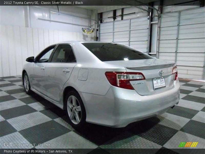 Classic Silver Metallic / Black 2012 Toyota Camry SE