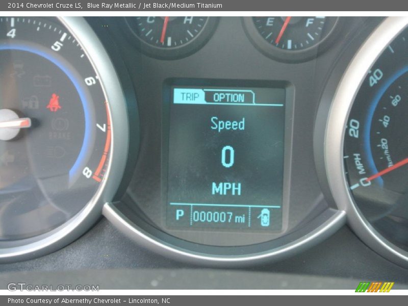 Blue Ray Metallic / Jet Black/Medium Titanium 2014 Chevrolet Cruze LS