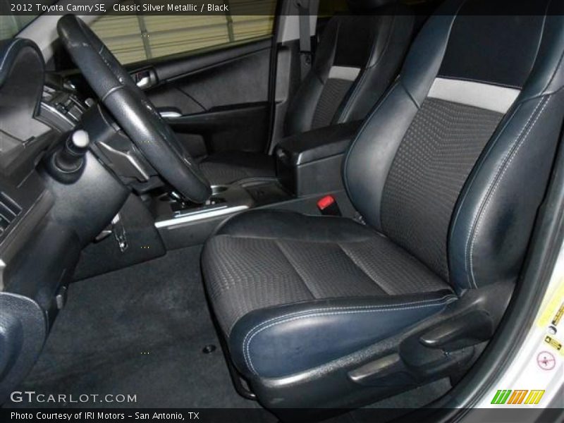 Classic Silver Metallic / Black 2012 Toyota Camry SE